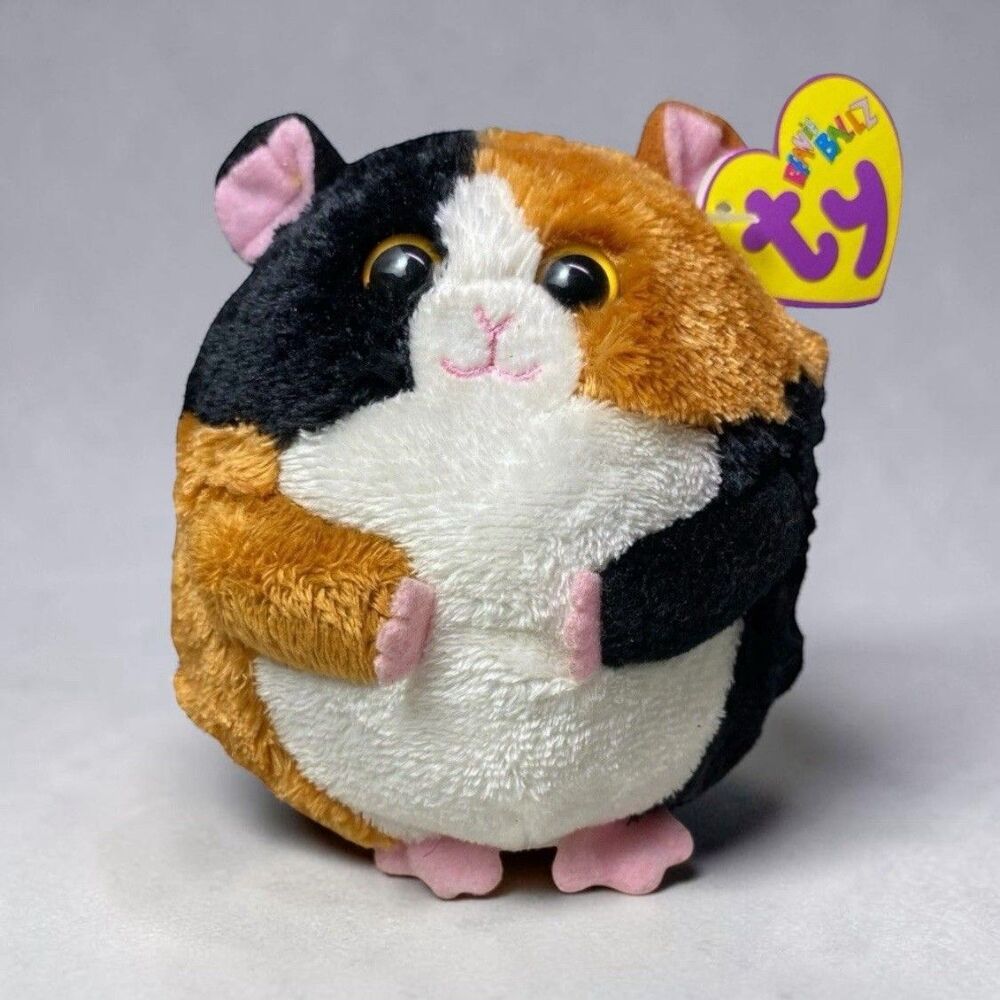 TY Beanie Ballz Speedy Guinea Pig 5” Plush NWT Retired 2011 Stuffed Animal